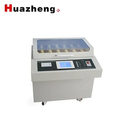 Sechs Tassen tragbares Transformatoröl-Durchbruchsspannungsprüfset